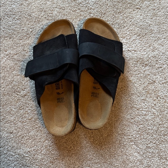 Birkenstock Kyoto Slide Sandal (Women) in Black - Picture 5 of 6